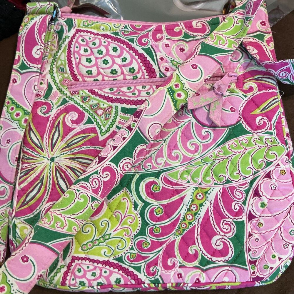 NWOT Vera Bradley Mini Hipster In Retired PINWHEEL PINK